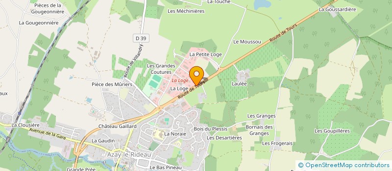 localisation de l'entreprise RICHELIEU INVESTISSEMENTS à AZAY-LE-RIDEAU