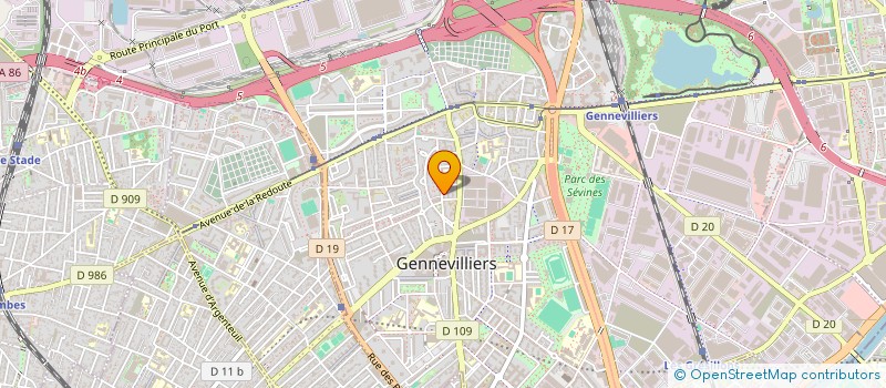 localisation de l'entreprise RICHELIEU NA à GENNEVILLIERS