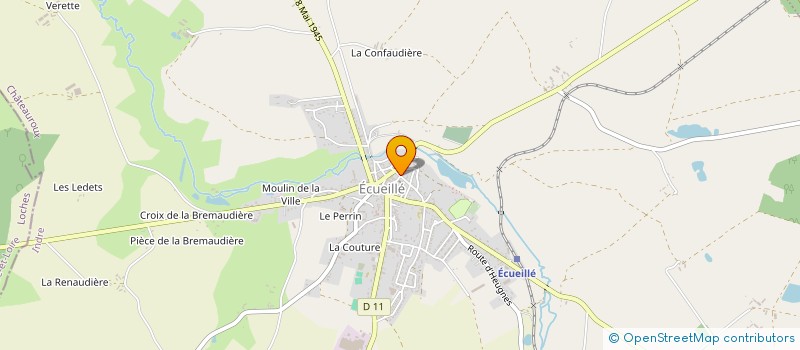 localisation de l'entreprise RICHELIEU PATRIMOINE à ECUEILLE