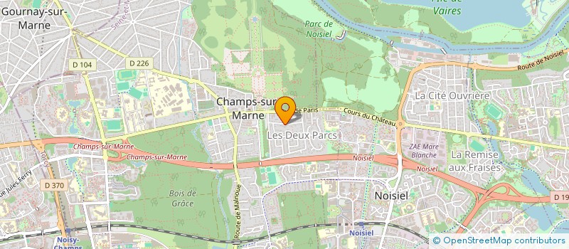 localisation de l'entreprise RICHELIEU PATRIMOINE  CHAMPS-SUR-MARNE