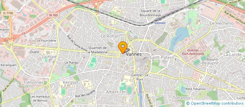 localisation de l'entreprise RICHELIEU RENOVATION - AGENCE DU MORBIHAN à VANNES