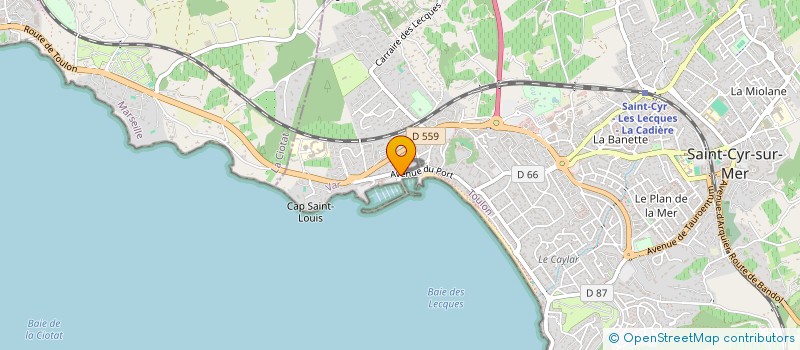 localisation de l'entreprise RICHELME F à SAINT-CYR-SUR-MER