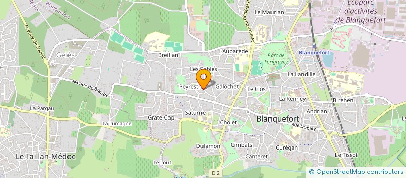 localisation de l'entreprise RICHEMON à BLANQUEFORT