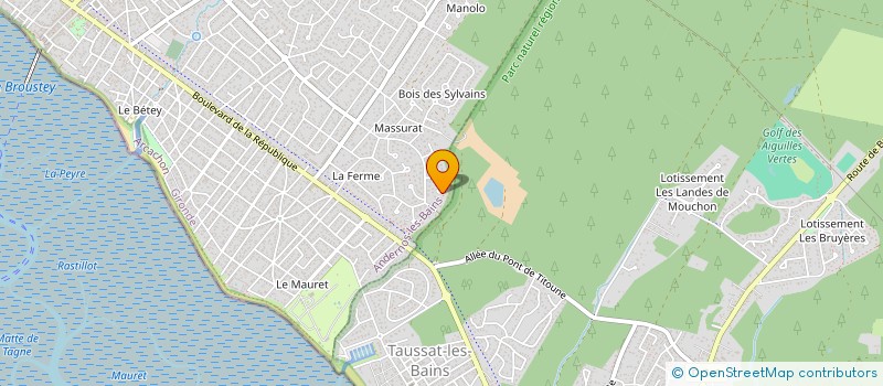 localisation de l'entreprise RICHEMONT  ANDERNOS-LES-BAINS