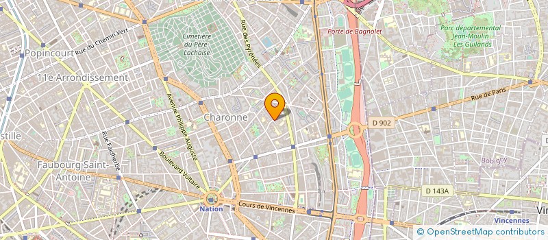 localisation de l'entreprise RICHER  PARIS