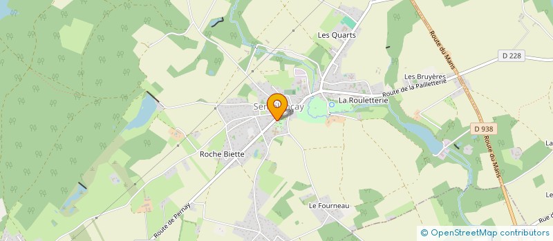 localisation de l'entreprise RICHER EBLC  SEMBLANCAY