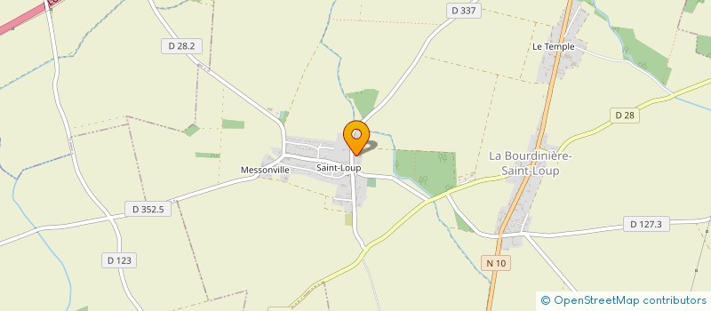 localisation de l'entreprise RICHER ENERGIES à LA BOURDINIERE-SAINT-LOUP