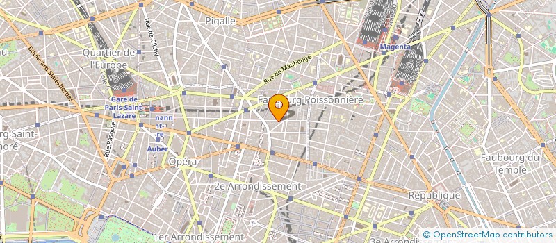 localisation de l'entreprise RICHER VOYAGES  PARIS