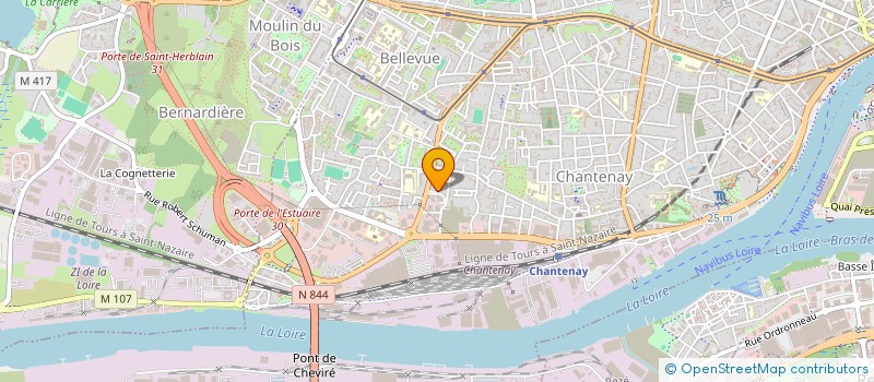 localisation de l'entreprise RICHERAND LES COTEAUX DE FOURVIERE à NANTES