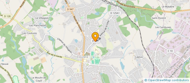 localisation de l'entreprise RICHERT à COUZEIX