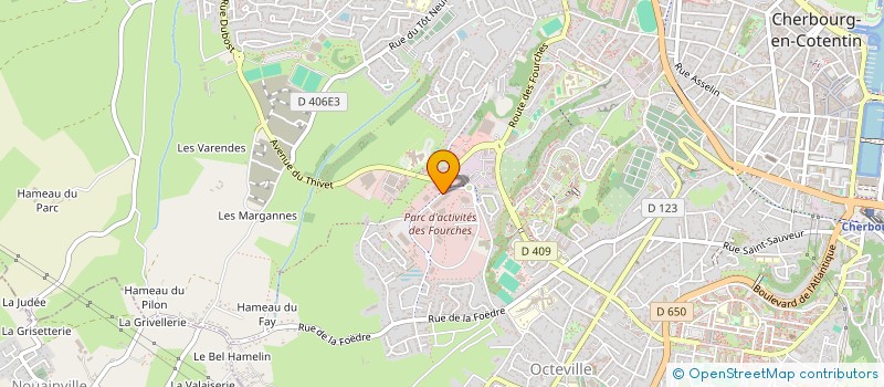 localisation de l'entreprise RICHESSE ET PATRIMOINE à CHERBOURG-EN-COTENTIN