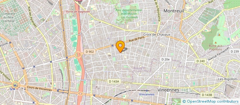 localisation de l'entreprise RICHESSE IMMOBILIERE ET RETRAITE à MONTREUIL