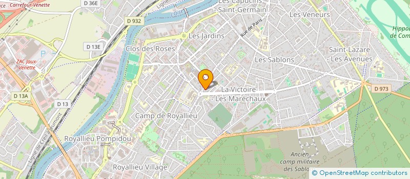 localisation de l'entreprise RICHET PROMOTION  COMPIEGNE