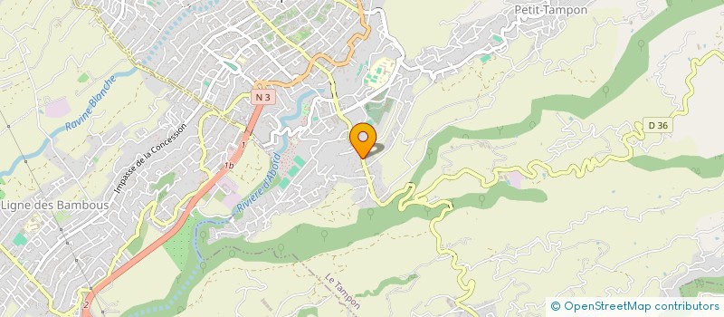 localisation de l'entreprise RICHETERRE  LE TAMPON