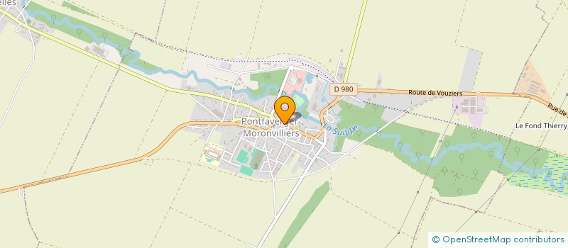 localisation de l'entreprise RICHEZ  PONTFAVERGER-MORONVILLIERS