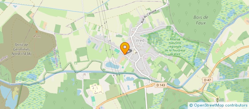 localisation de l'entreprise RICHEZ-FERRARI  VRED