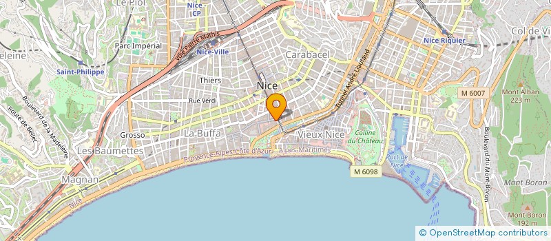 localisation de l'entreprise RICHI  NICE