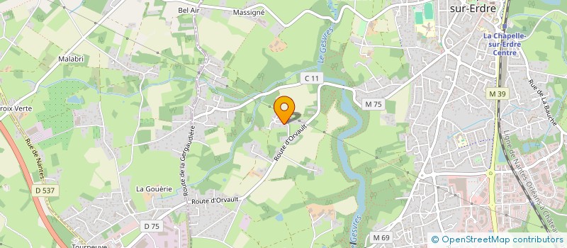 localisation de l'entreprise RICHIER à LA CHAPELLE-SUR-ERDRE