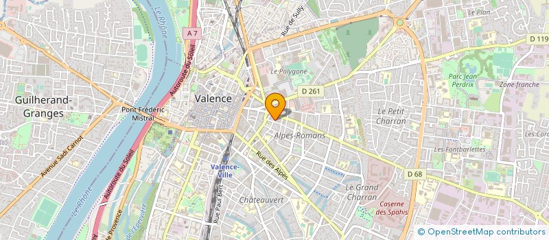 localisation de l'entreprise RICHIS'SIME  VALENCE