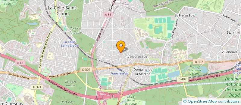 localisation de l'entreprise RICHMOND ASSOCIES  VAUCRESSON