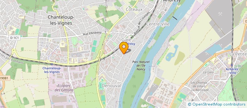 localisation de l'entreprise RICHOMME  ANDRESY