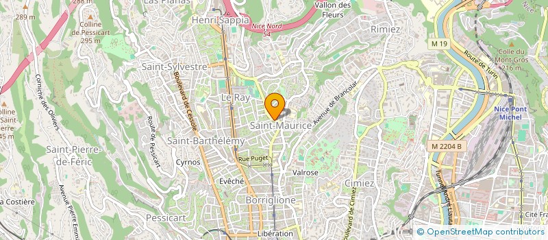 localisation de l'entreprise RICHON à NICE