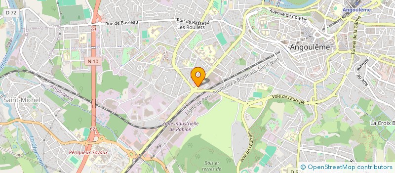 localisation de l'entreprise RICHON-DELAUNAY à ANGOULEME