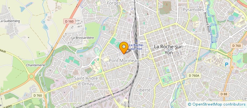 localisation de l'entreprise RICHON-LECORCHE  LA ROCHE-SUR-YON