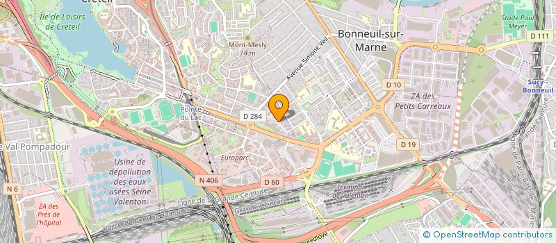 localisation de l'entreprise RICHONE  CRETEIL