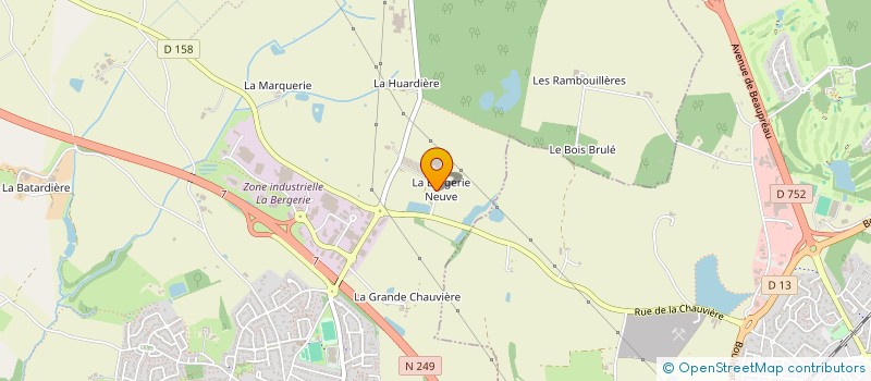 localisation de l'entreprise RICHOU à LA SEGUINIERE