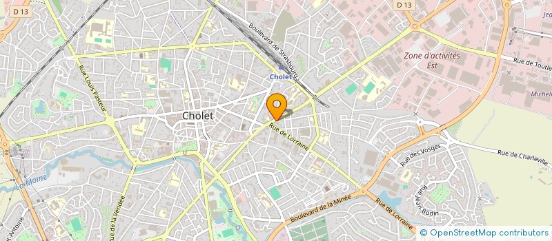 localisation de l'entreprise RICHOU GROUP  CHOLET