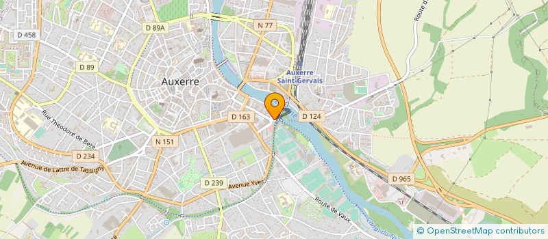 localisation de l'entreprise RICHOUX VOYAGES à AUXERRE
