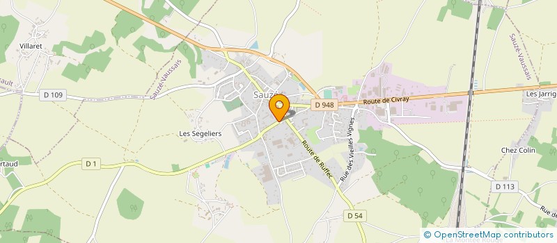 localisation de l'entreprise RICHSPA à SAUZE-VAUSSAIS