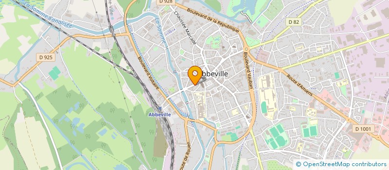 localisation de l'entreprise RICHTER à ABBEVILLE