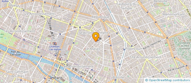 localisation de l'entreprise RICHTON SARL à PARIS
