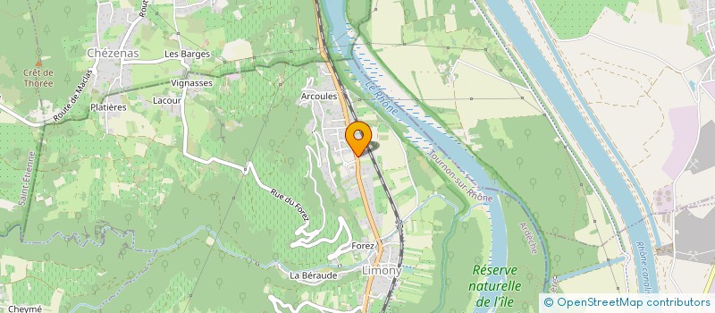 localisation de l'entreprise RICHU  LIMONY