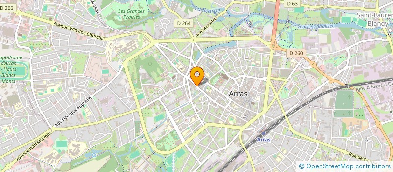 localisation de l'entreprise RICHULI à ARRAS
