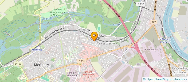 localisation de l'entreprise RICJO  ORMOY