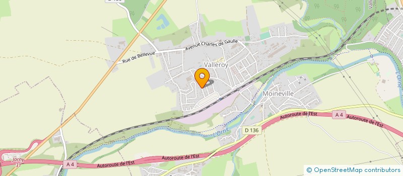 localisation de l'entreprise RICK AND BAKER PRODUCTION  VALLEROY