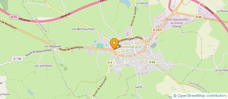 localisation de l'entreprise RICK AND DWIGE à MONTMARAULT