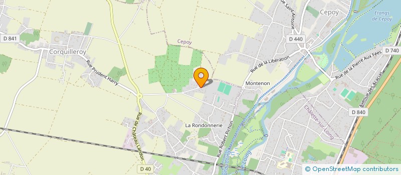 localisation de l'entreprise RICKINE  CORQUILLEROY