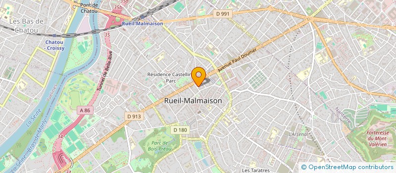 localisation de l'entreprise RICKINVEST à RUEIL-MALMAISON