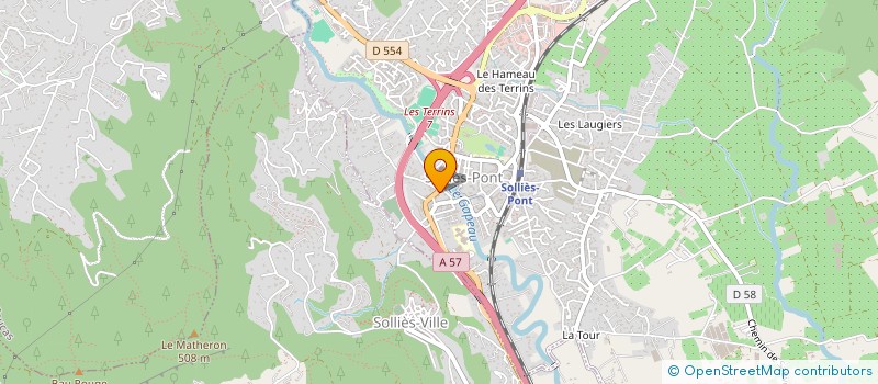 localisation de l'entreprise RICLO  SOLLIES-PONT