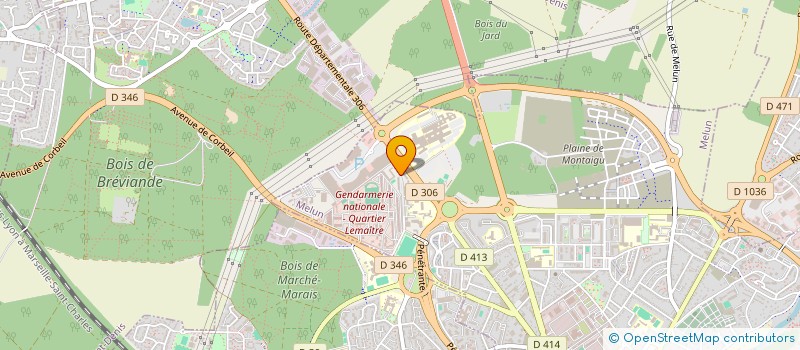 localisation de l'entreprise RICM 2000 à MELUN