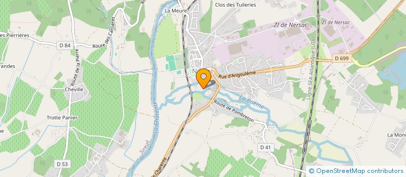 localisation de l'entreprise RICMAKENZO  NERSAC