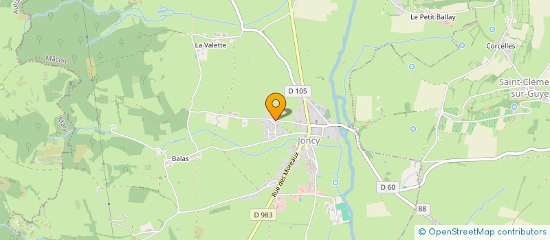 localisation de l'entreprise RICMON  JONCY