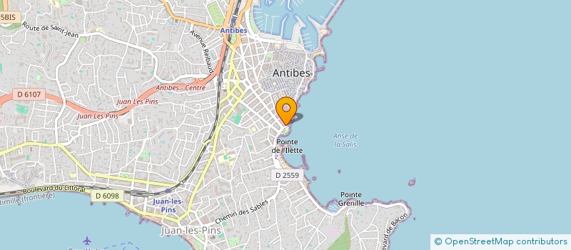 localisation de l'entreprise RICO à ANTIBES