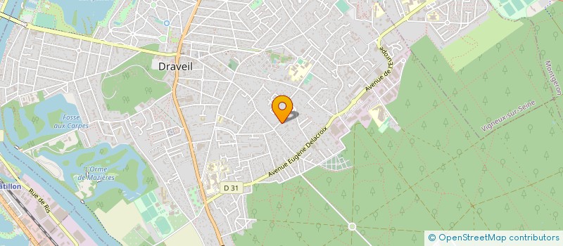 localisation de l'entreprise RICO à DRAVEIL
