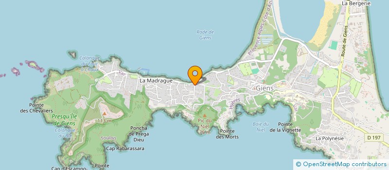 localisation de l'entreprise RICO BUSINESS à HYERES