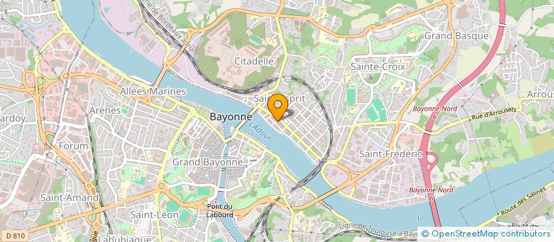 localisation de l'entreprise RICO &  CO  BAYONNE